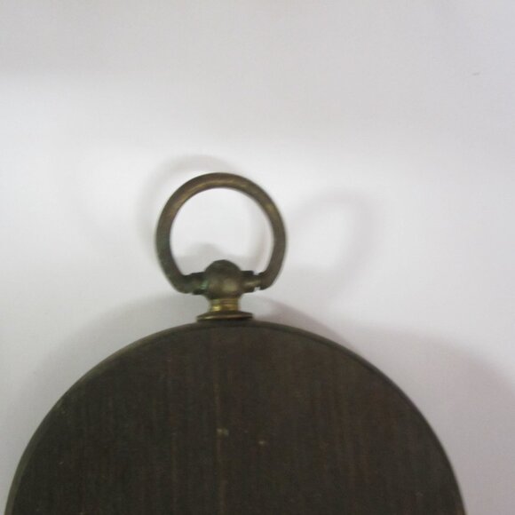 RETRO 70'S COLONIAL STYLE WOODEN CANDLE WALL SCONCES, HAND MADE, DK WOOD - Picture 8 of 8